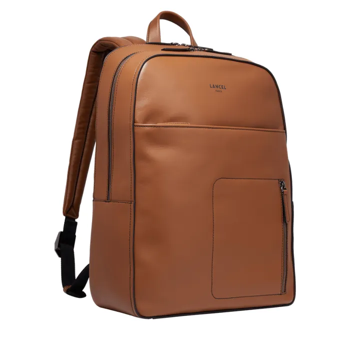 156 Backpack Cognac Travel Lancel Backpacks