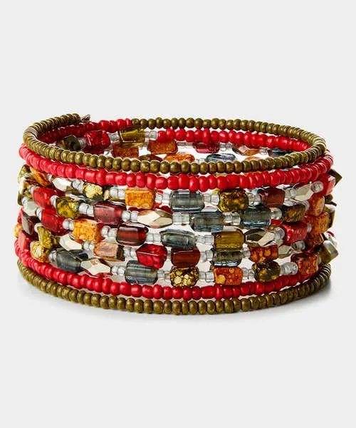 Accessories and Jewellery Apparel Joebrowns Artisan Beaded Bracelet Multi