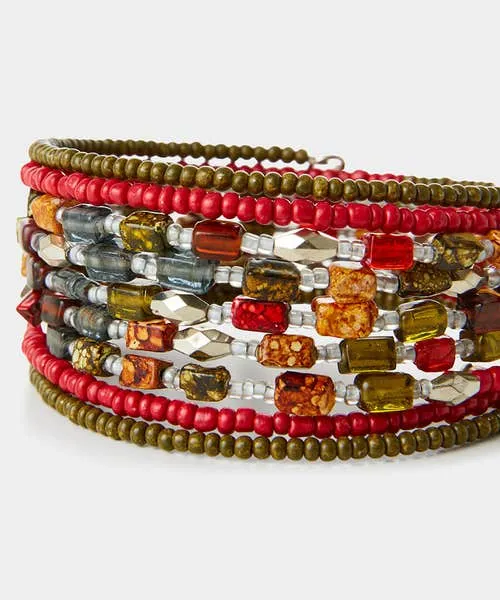 Accessories and Jewellery Apparel Joebrowns Artisan Beaded Bracelet Multi