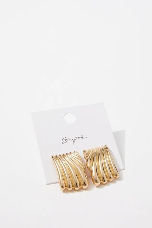Accessories Supr Accessories Earring Single Pack Goldwhirl