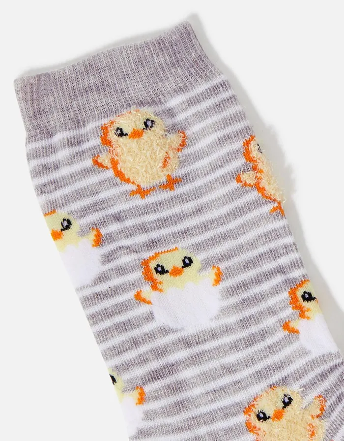 Accessorize All Over Fluffy Chick Socks Women Socks and Tights