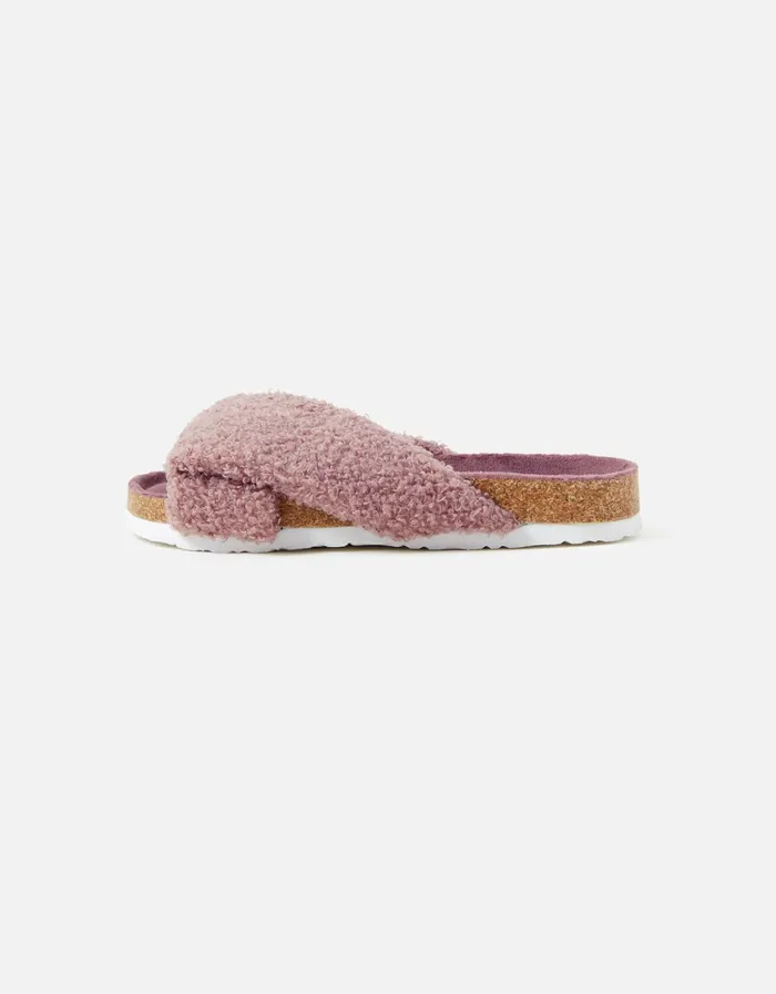 Accessorize Borg Twist Footbed Slippers Mink Mink Women Slippers