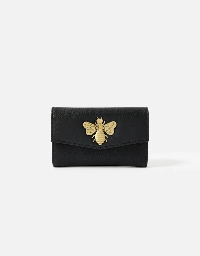 Accessorize Britney Bee Wallet Black Women Vegan Bags Backpacks and Purses