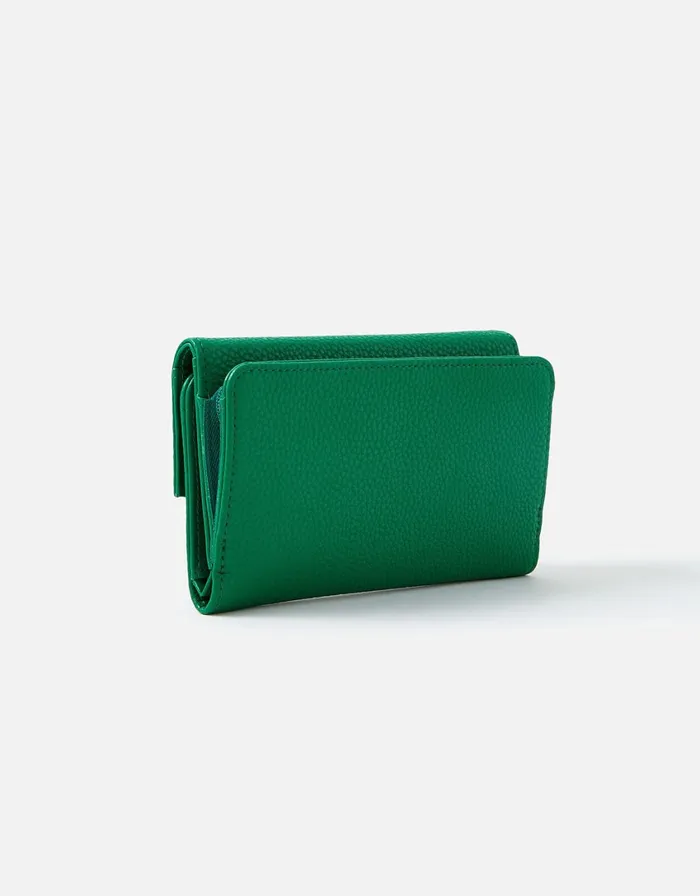 Accessorize Britney Bee Wallet Green Green Women Vegan Bags Backpacks and Purses