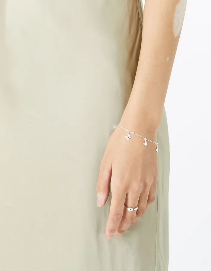Accessorize Butterfly Charm Bracelet Women Bracelets