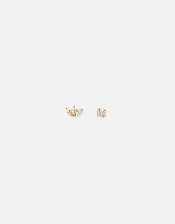 Accessorize Crystal FlatBack Studs Women Earrings