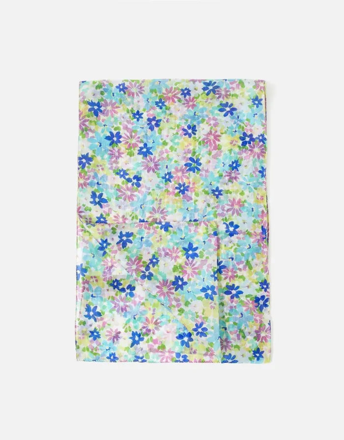 Accessorize Floral Silk Classic Scarf Women Scarves