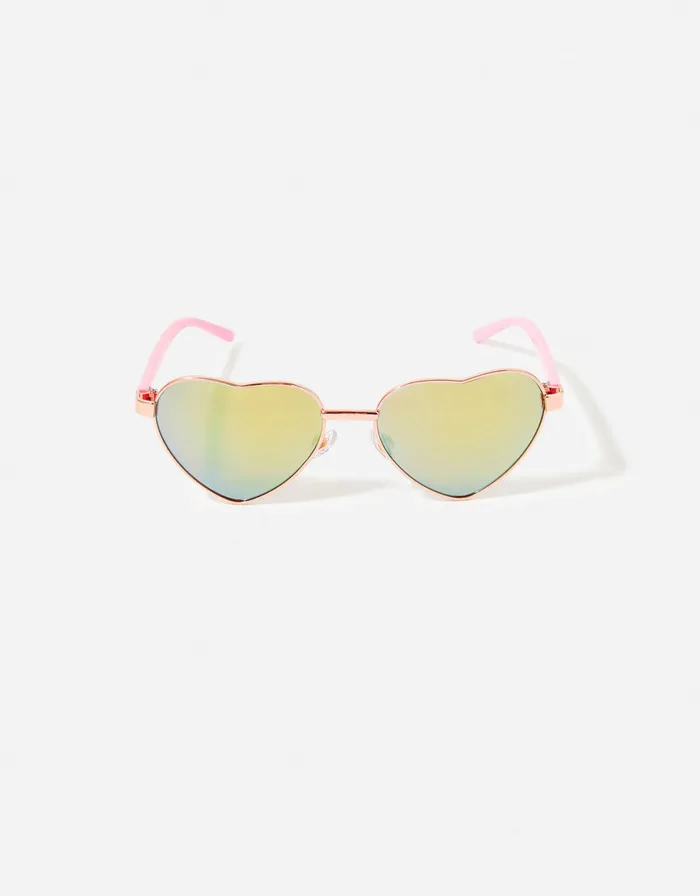 Accessorize Girls Heart Aviator Sunglasses Girls Accessories