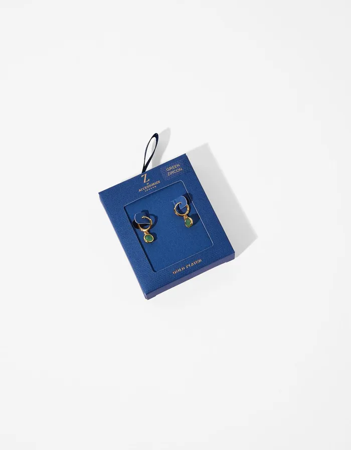 Accessorize GoldPlated Birthstone Earrings 8211 December Women Earrings