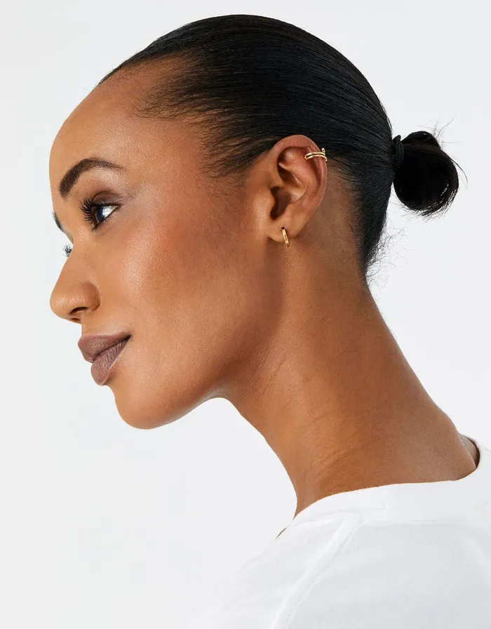 Accessorize GoldPlated Star And Moon Ear Cuff Women Earrings