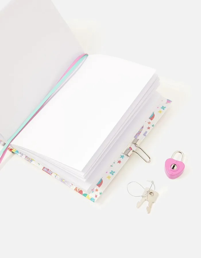 Accessorize London Lockable Journal GirlsWomen Stationery