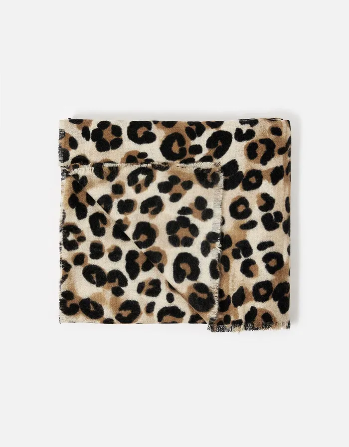 Accessorize Lucille Leopard Blanket Scarf Women Scarves