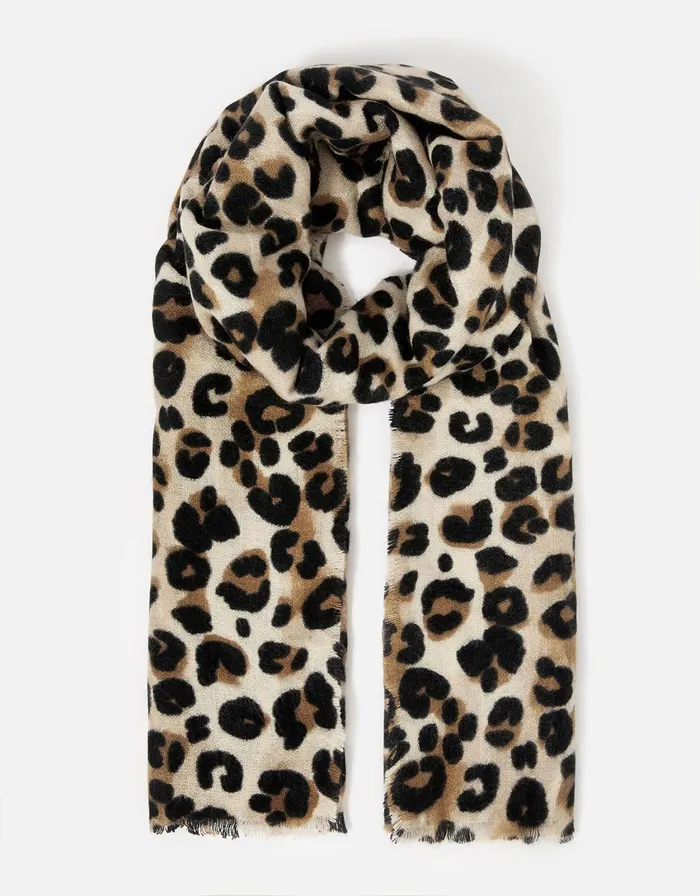 Accessorize Lucille Leopard Blanket Scarf Women Scarves