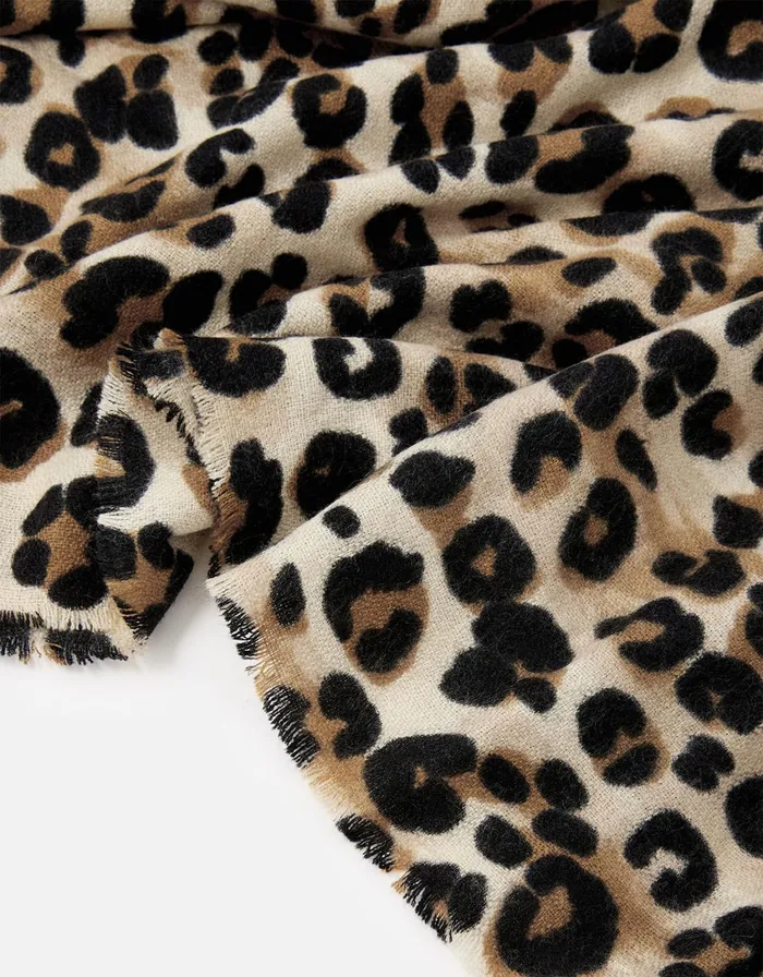 Accessorize Lucille Leopard Blanket Scarf Women Scarves
