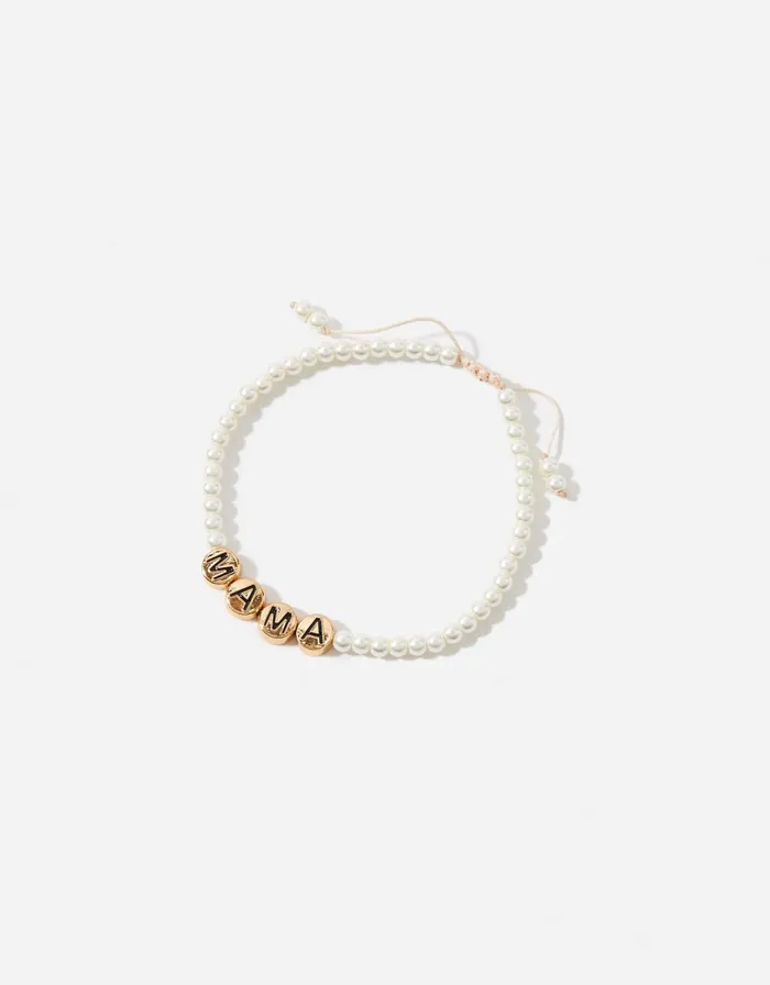 Accessorize Mama Pearl Beaded Bracelet Women Bracelets