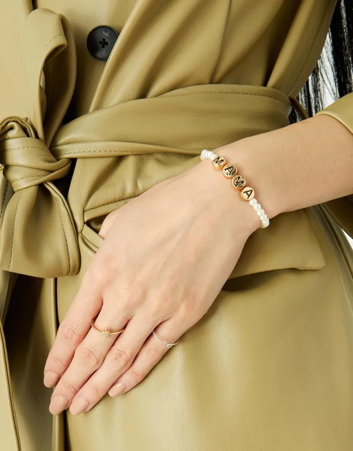 Accessorize Mama Pearl Beaded Bracelet Women Bracelets