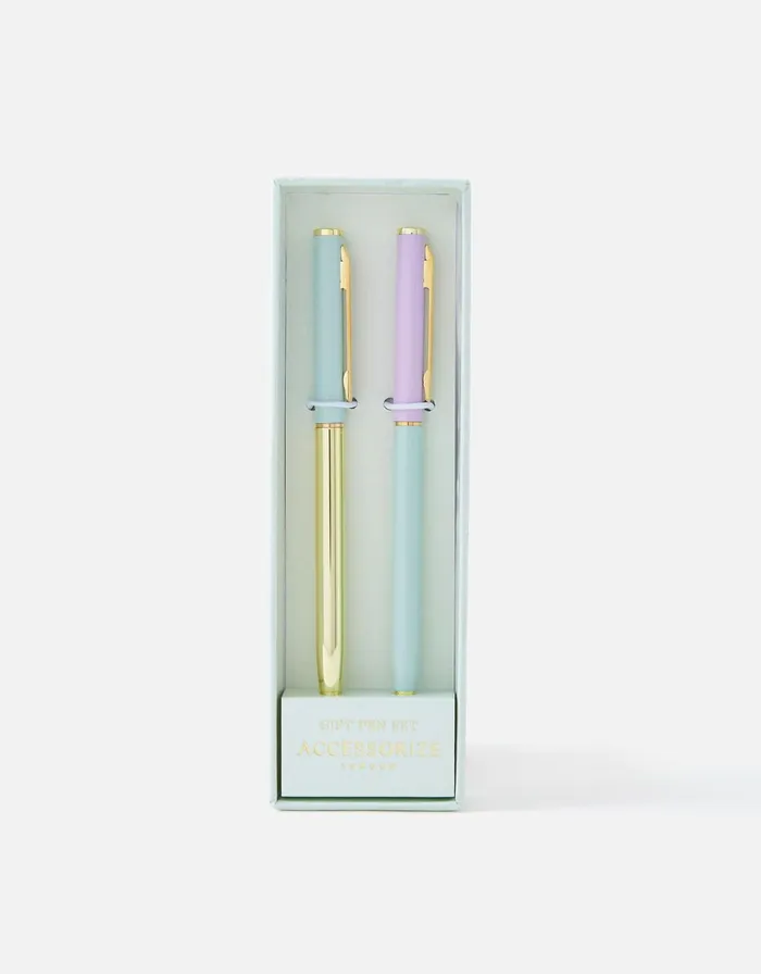 Accessorize Metal Pen Gift Twinset Women Stationery
