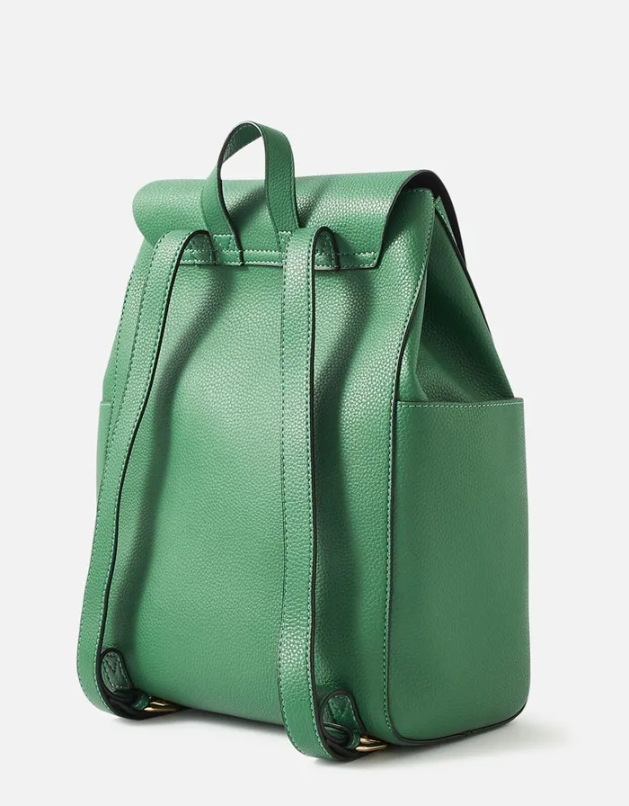 Accessorize Nikki Zip Backpack Green Green Women Backpacks