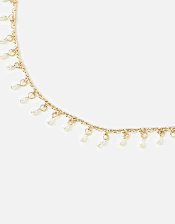 Accessorize Pearl Drop Anklet Women Anklets