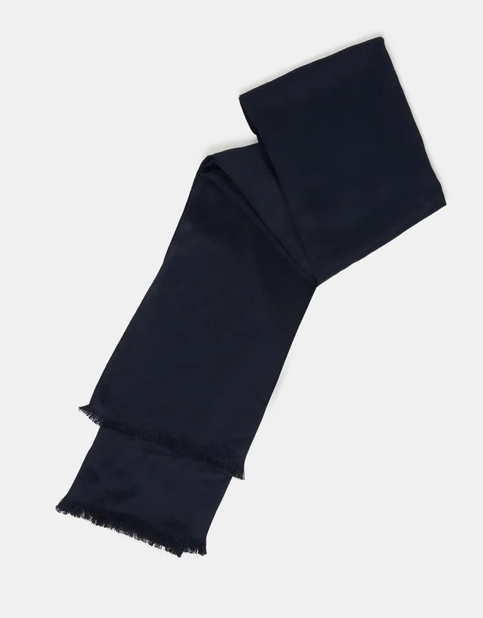 Accessorize Plain Woven Stole Blue Navy Women Scarves