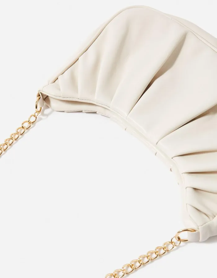 Accessorize Pleated Shoulder Bag Women Vegan Bags Backpacks and Purses