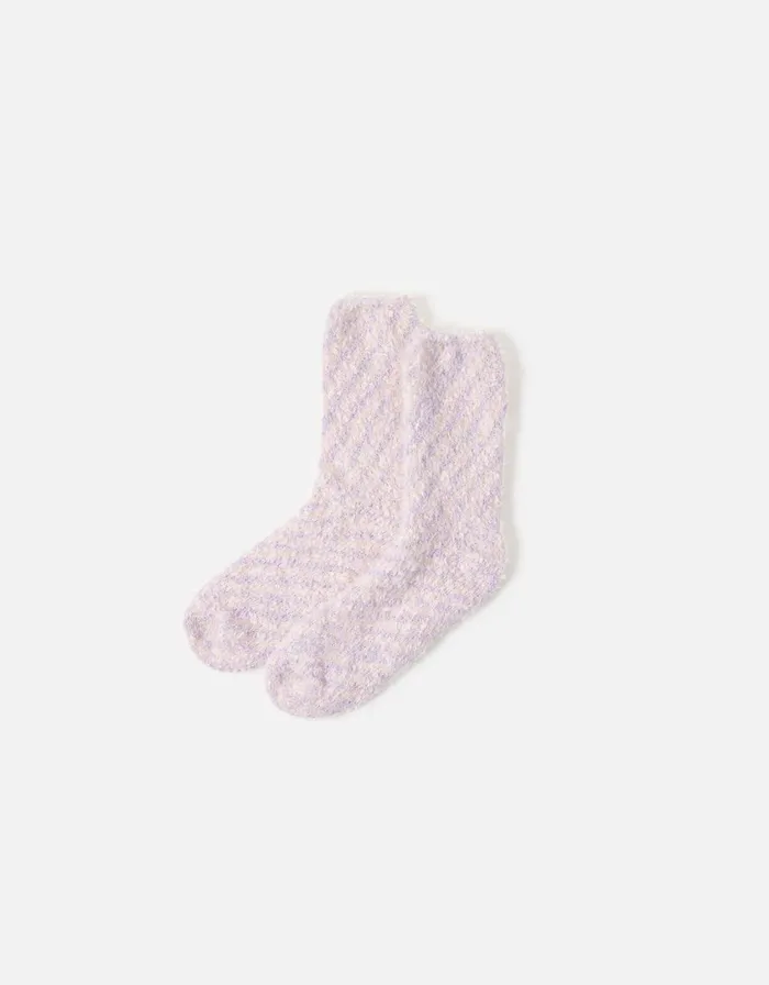 Accessorize Pretty Popcorn Cosy Sock Twinset Women Socks and Tights