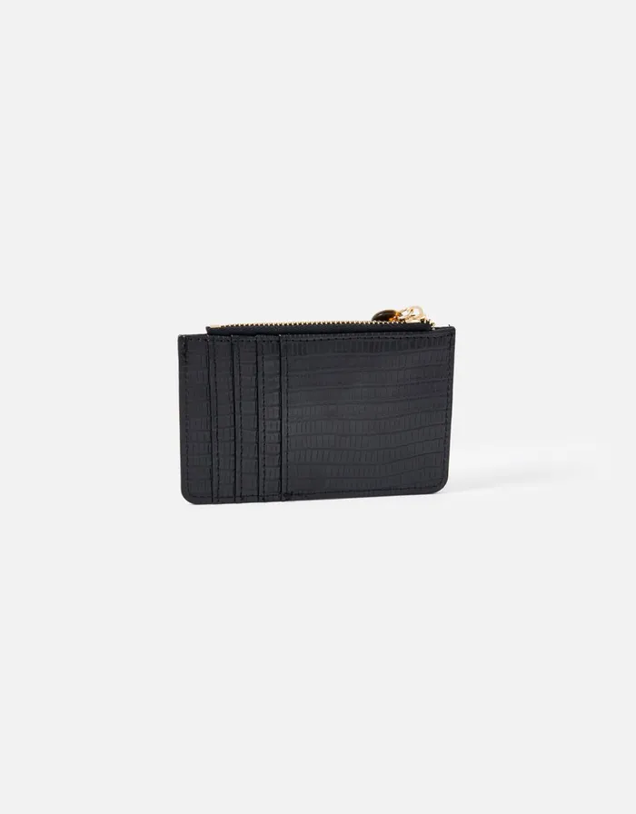 Accessorize Reptile And Resin Shoreditch Card Holder Women Vegan Bags Backpacks and Purses