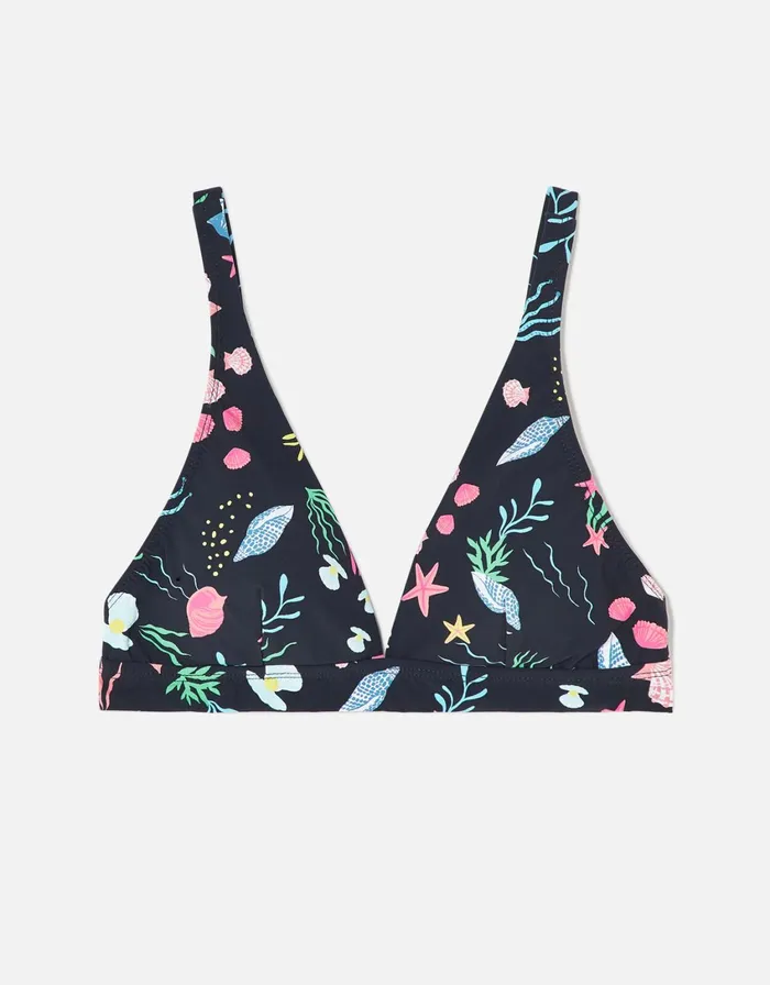 Accessorize Shoreline Triangle Bikini Top Multi Brightsmulti Women Bikinis