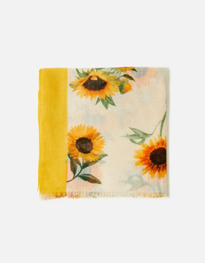 Accessorize Sienna Sunflower Print Scarf Women Scarves