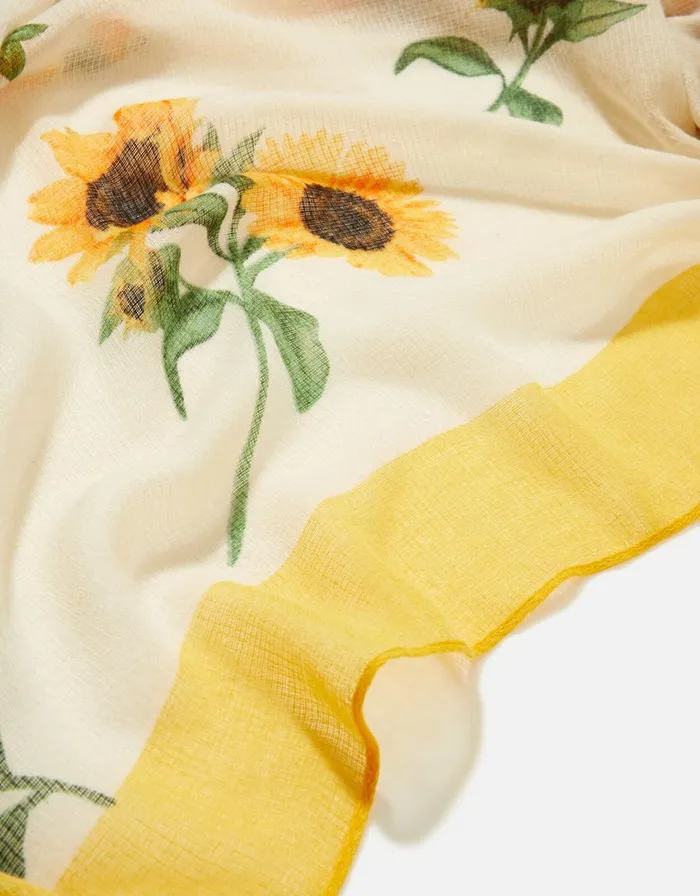 Accessorize Sienna Sunflower Print Scarf Women Scarves