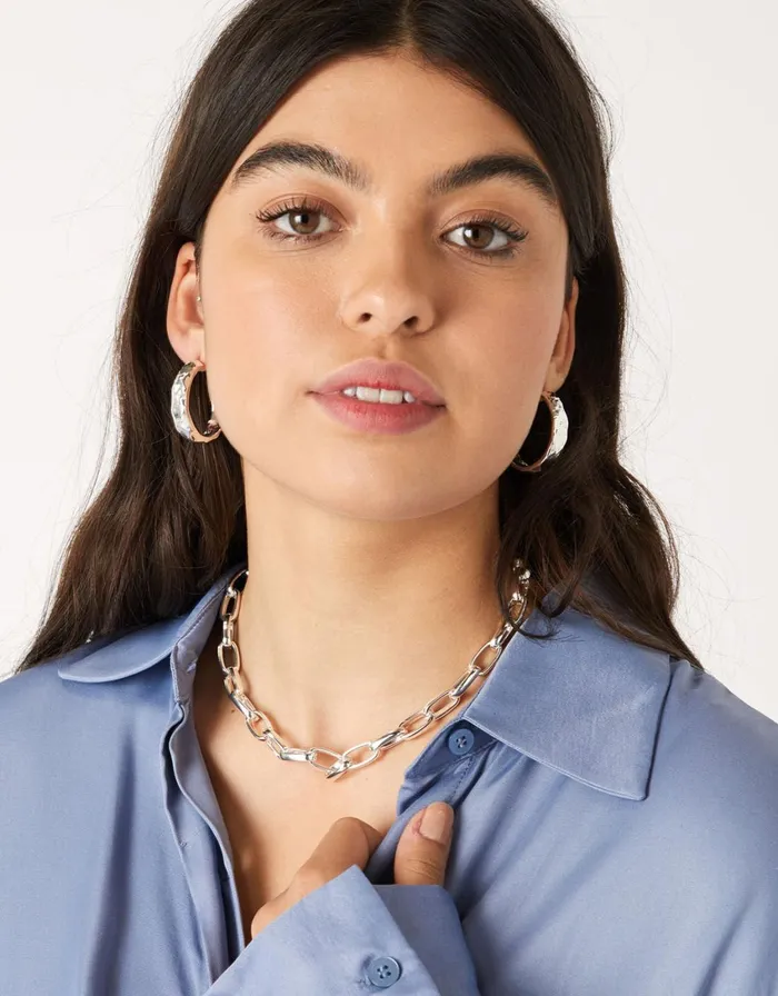 Accessorize Simple Medium Chain Necklace Women Necklaces
