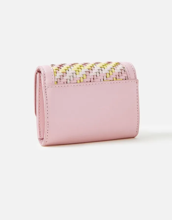 Accessorize Small Weave Purse Multi Pastelmulti Women Purses and Wallets