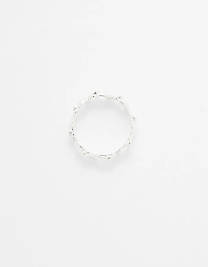 Accessorize Sterling Silver Elephant Band Ring Silver St Silver Women Rings