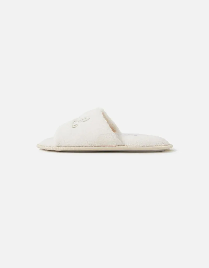 Accessorize Team Bride Slippers Ivory Ivory Women Slippers