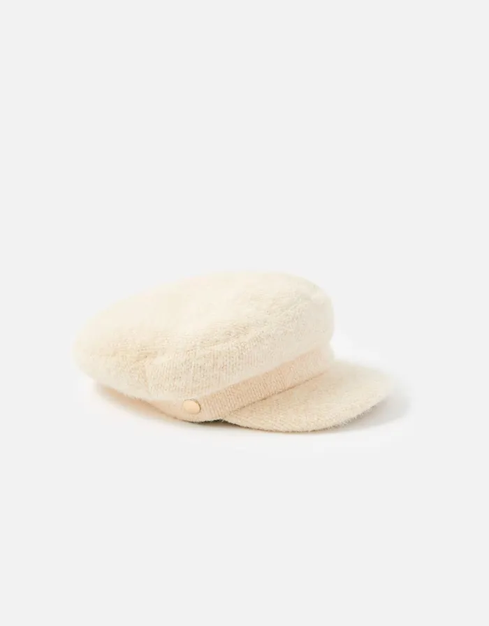 Accessorize Textured Baker Boy Hat Women Hats