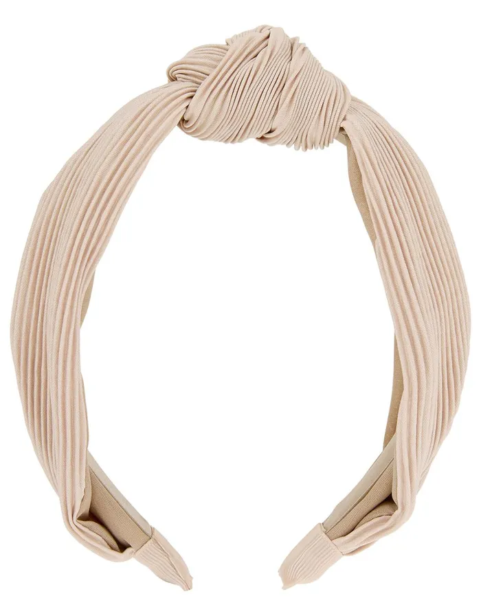 Accessorize Wide Pleated Knot Alice Hair Band Women Headbands
