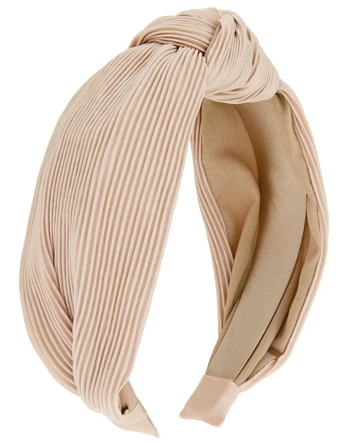 Accessorize Wide Pleated Knot Alice Hair Band Women Headbands