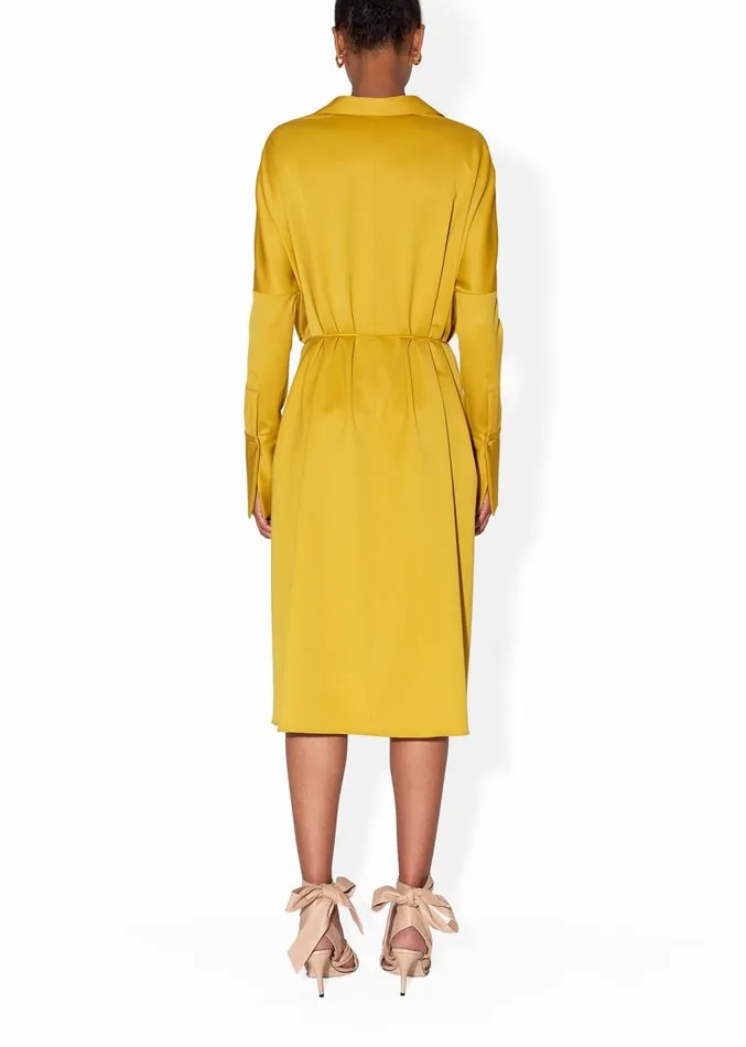 Adam Lippes Dresses and Jumpsuits Caftan In Tropical Wool Turmeric 8211 Women