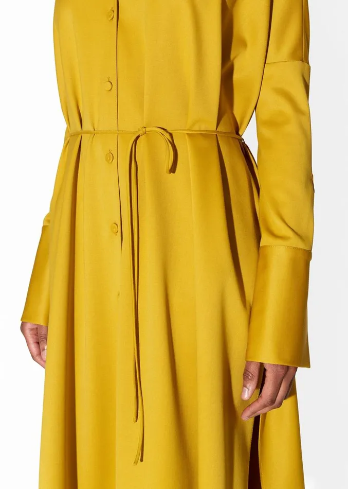 Adam Lippes Dresses and Jumpsuits Caftan In Tropical Wool Turmeric 8211 Women