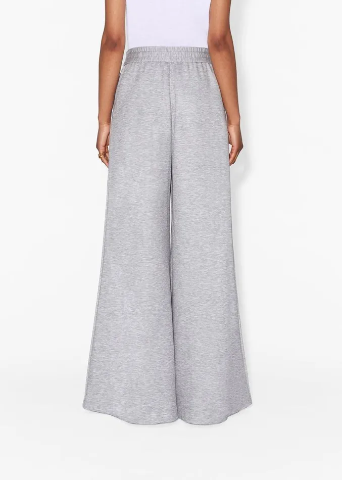 Adam Lippes Pants WideLeg Lounge Pant In Luxe Jersey Heather Grey 8211 Women