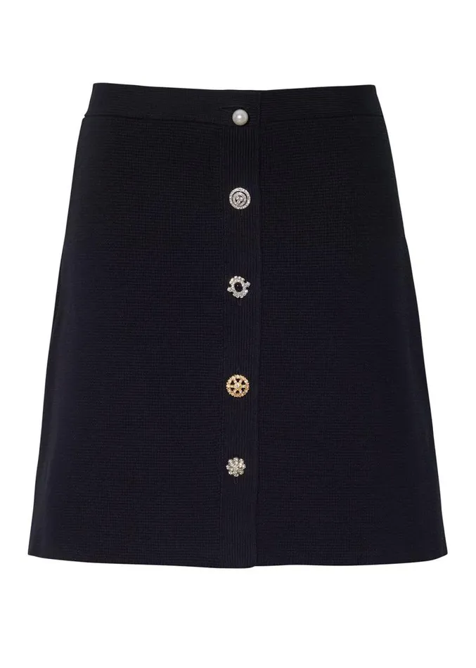 Adam Lippes Skirts Mini Skirt In Fine Combed Cotton Black 8211 Women