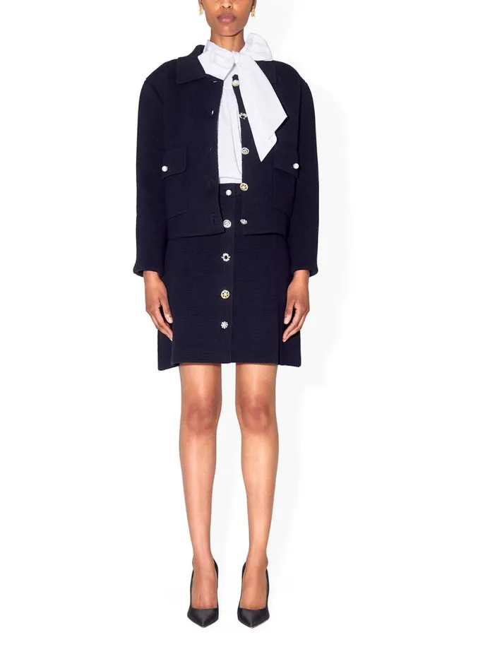 Adam Lippes Skirts Mini Skirt In Fine Combed Cotton Black 8211 Women