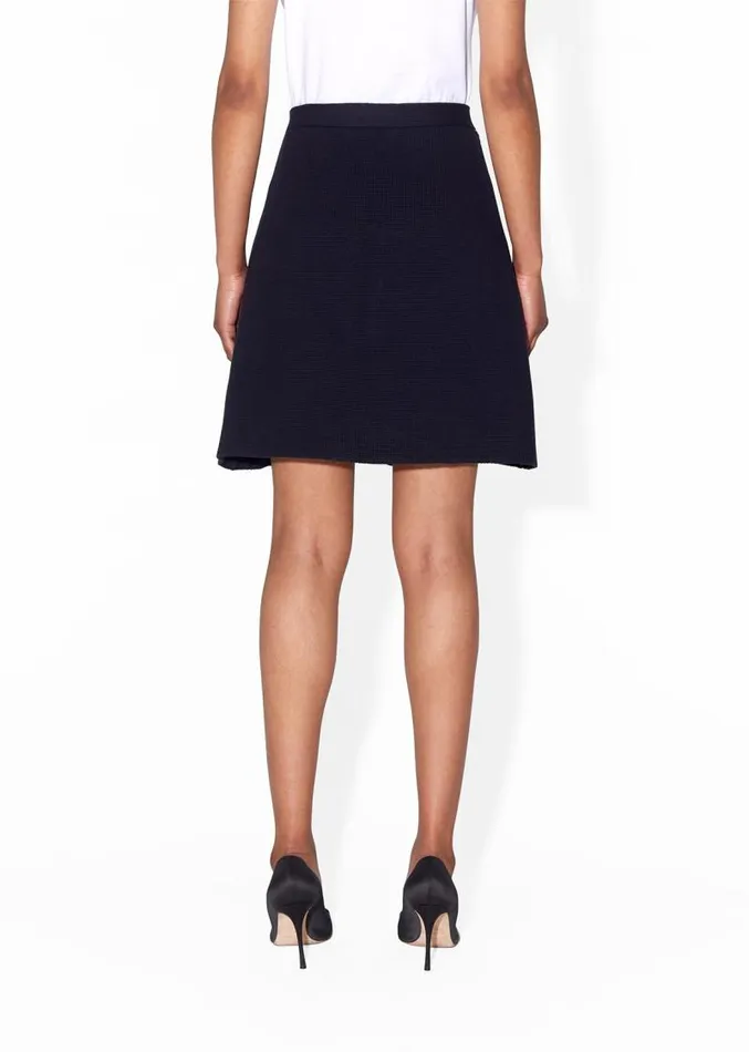 Adam Lippes Skirts Mini Skirt In Fine Combed Cotton Black 8211 Women