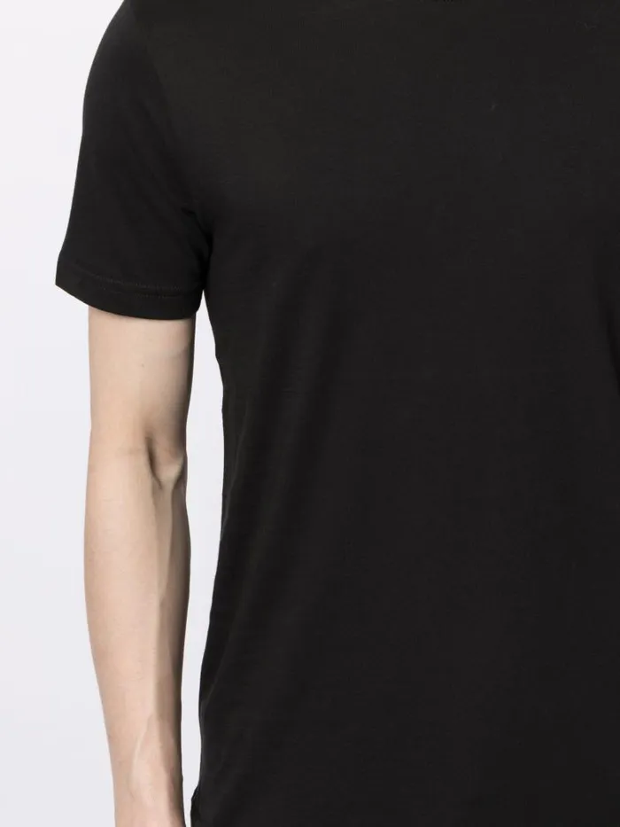 Adam Lippes TShirts Short Sleeve Crewneck TShirt In Pima Cotton Black 8211 Men