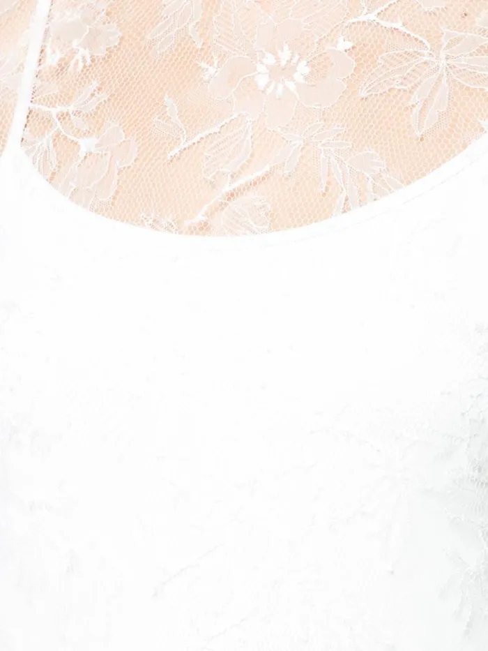 Adam Lippes Tops Turtleneck In Chantilly Lace Ivory 8211 Women