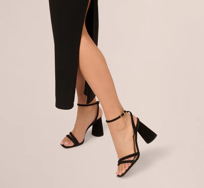 Adrianna Papell Day Dresses Off The Shoulder Jersey Maxi Dress In Black 8211 Women