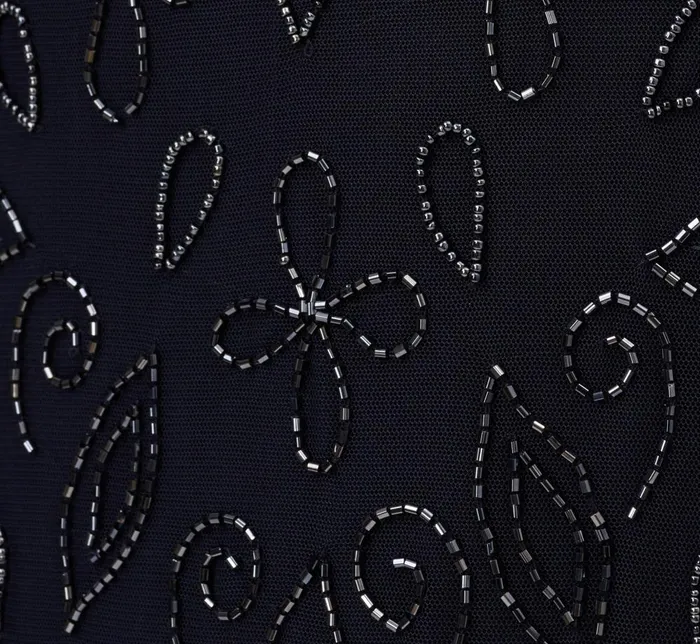 Adrianna Papell Formal Dresses Plus Size Short Sleeve Blouson Beaded Gown In Navy 8211 Women