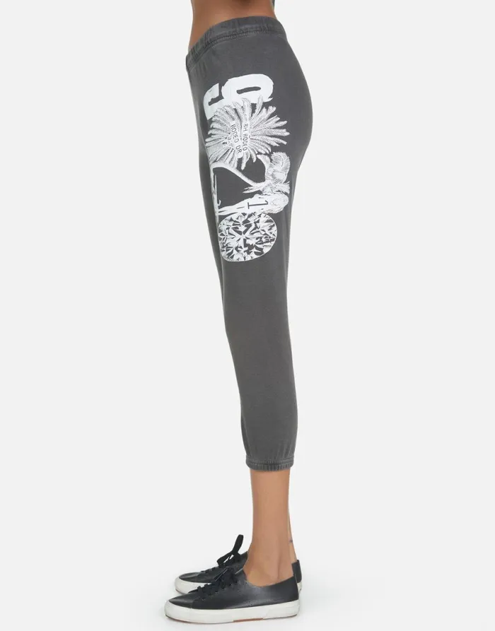 Alana 90210 Pigment Black Women039s Lauren Moshi Crop Sweatpants