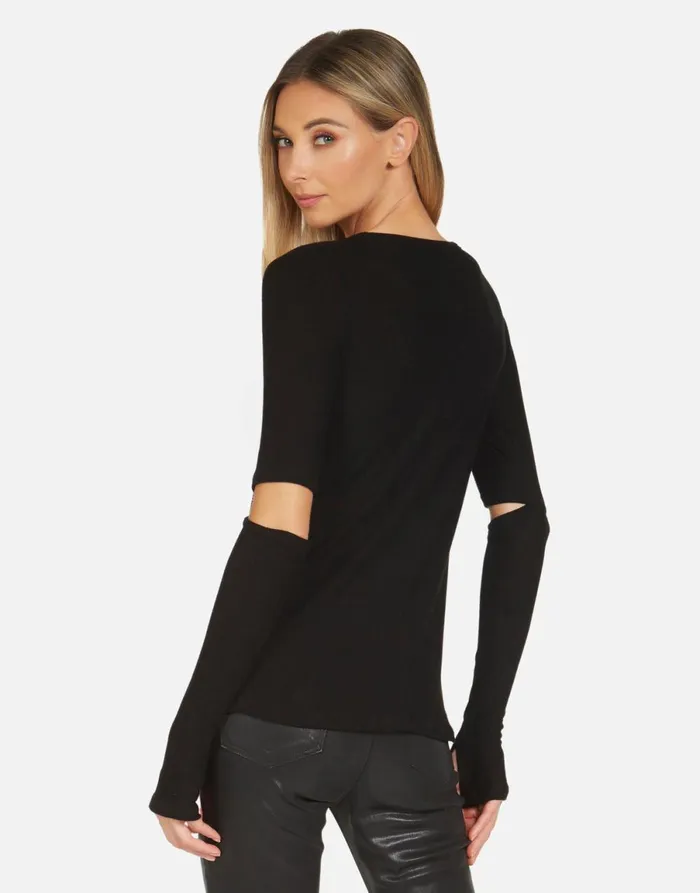 Amora X Kiss Black Women039s Lauren Moshi Long Sleeve