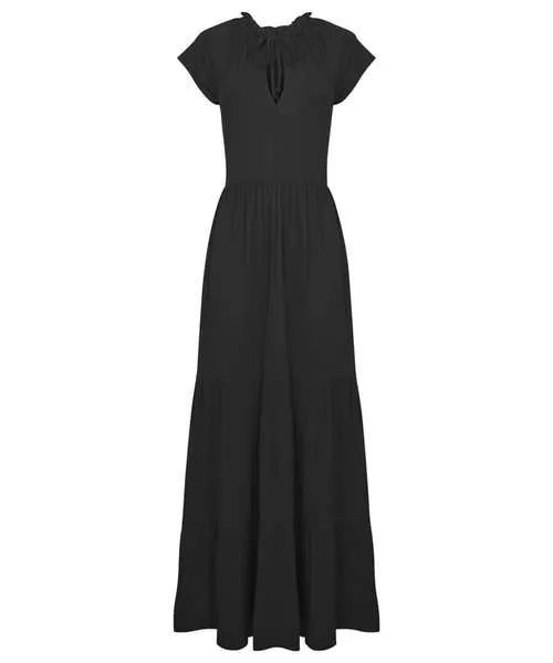 Apparel Dresses Joebrowns Halle Boho Jersey Dress BlackLime Apparel Dresses Joebrowns Halle Boho Jersey Dress BlackLime